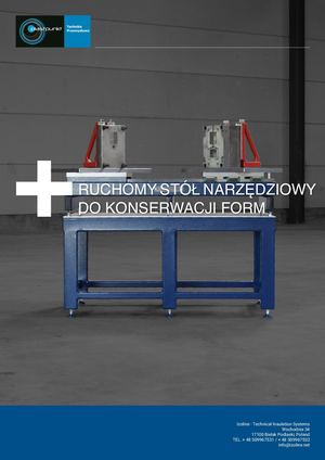 RUCHOMY STÓŁ NARZĘDZIOWY DO KONSERWACJI FORM