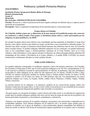 Guia Historia Afroamericana 5 Multigrados