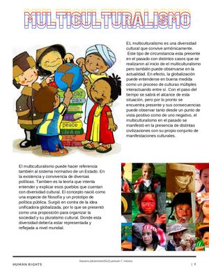 Multiculturalismo (Art 7).