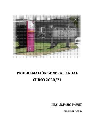 PROYECTO EDUCATIVO 2020-2021