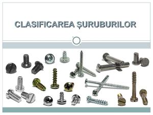 Clasificarea Suruburilor