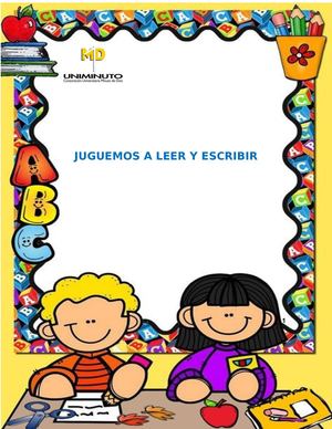Cartilla de lectoescritura