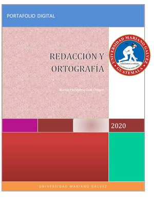 Portafolio Digital Redacción Y Ortografía