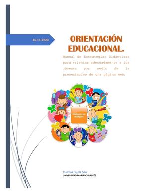 Proyecto Final Orientacion Educacional Semana 17
