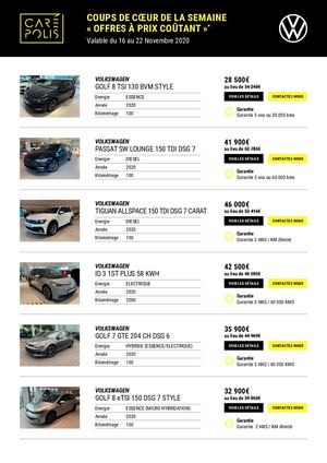 Catalogue 2 Volkswagen Crazy November Carepolis Du 16 Au 22 Novembre
