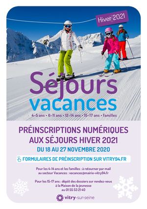 Catalogue vacances hiver 2020