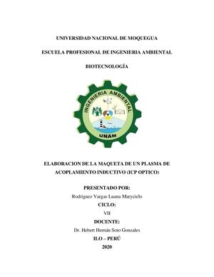 Elaboracion De La Maqueta De Un Icp Optico