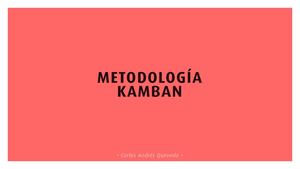 Metodología Kamban