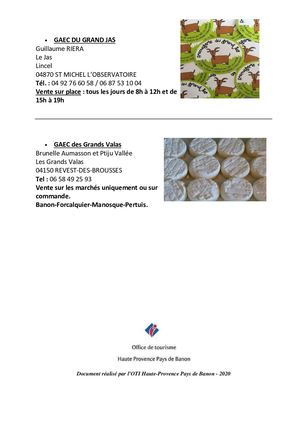 Fromagerie de Banon et ses alentours