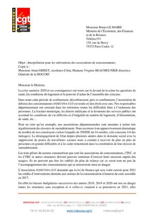 Lettre D'interpellation Au Ministre Des Finances