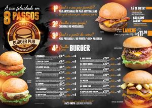 Burger Pub Cardapio