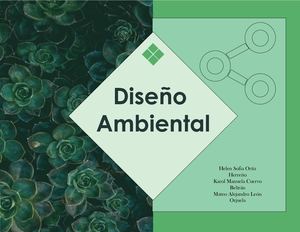 Folleto Proyecto Diseño Ambiental
