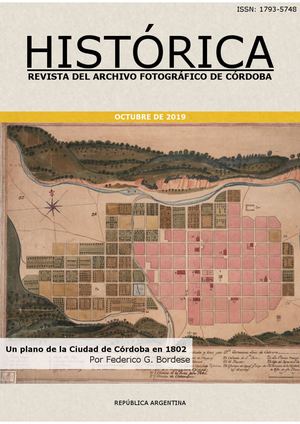 Un plano de la Ciudad de Córdoba en 1802