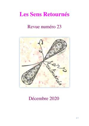 Revue N°23 Décembre 2020 de l'association Les Sens Retournés