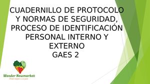 Cuadernillo De Seguridad Y Normas