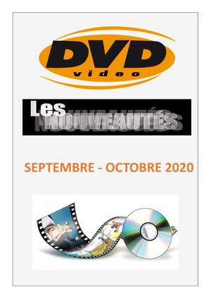 Nouveautes Dvd Portail Septembre Octobre 2020