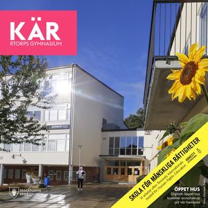 Broschyr Kärrtorps gymnasium