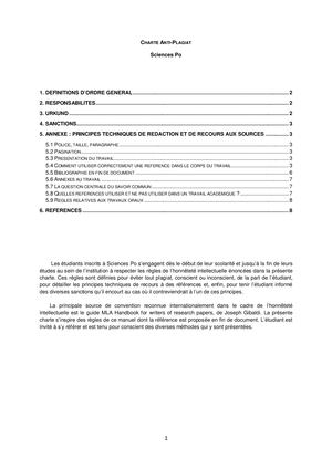 Charte Anti Plagiat Fr