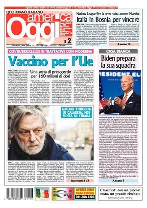 America Oggi 18 Novembre 2020