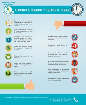 Folleto 13 Normas de Seguridad