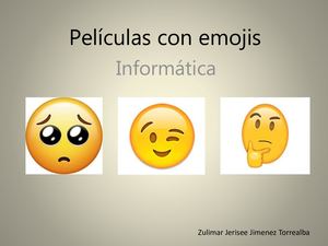 Películas Con Emojis