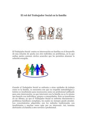 Trabajo Social Con Familias