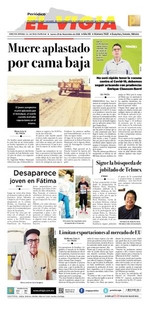 19 de noviembre del 2020