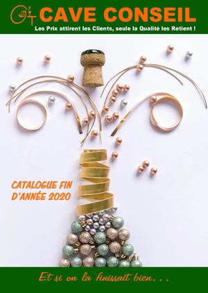 Catalogue Fêtes de fin d'année 2020 chez CAVE CONSEIL