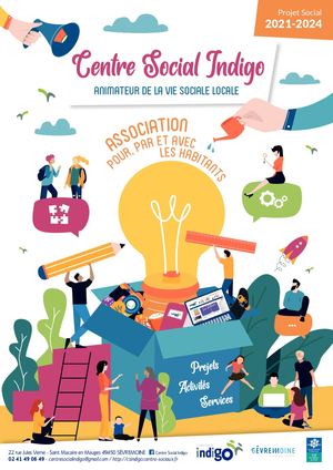 Présentation synthétique du projet du centre social Indigo pour la période 2021-2024