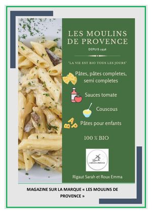 Les Moulins De Provence Dossier Complet