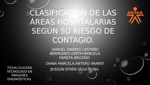 Cl ÁReas Hospitalarias Según Su Riesgo