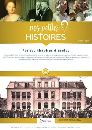 Petites histoires d’écoles