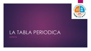 La Tabla Periodica