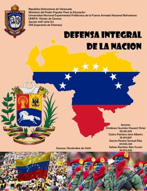 UNEFA - DEFENSA INTEGRAL DE LA NACION
