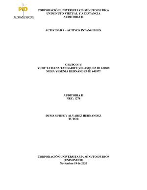 Actividad N 9 Activos Intangibles
