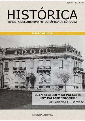 Juan Kegeler y su palacete, hoy Palacio Dionisi