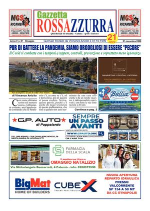 Gazzetta Rossazzurra Anno V N 21 Del 21 11 2020