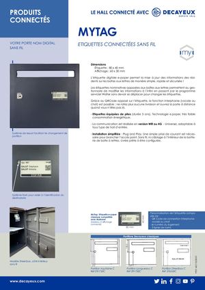 Etiquettes Connectées 467 102001sp