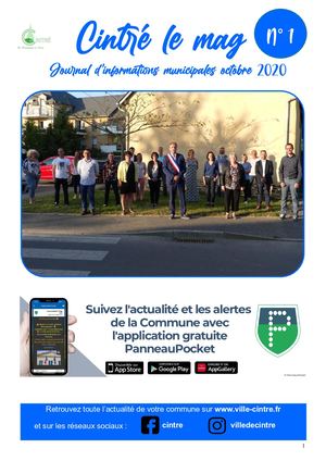 CINTRÉ - LE MAG N° 1 -  Octobre 2020