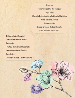 Proyecto En Equipo El trueque