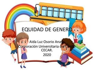 Equidad De Genero Cuento Discriminación Y Genero