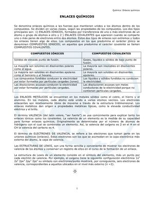 Guia 3 Enlaces Quimicos