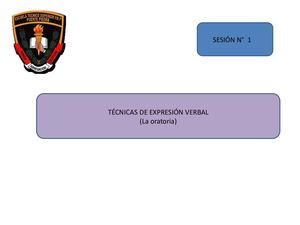 01 Técnicas De Expresión Verbal