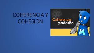 Coherencia Y Cohesión Pdf