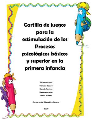 Cartilla De Juegos