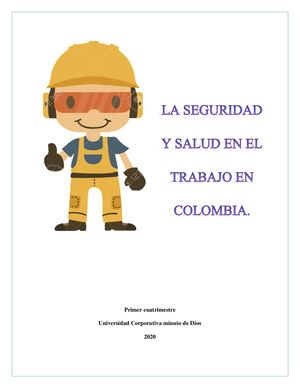 Seguridad Y La Salud En El Trabajo En Colombia