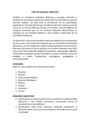 Material Didactico