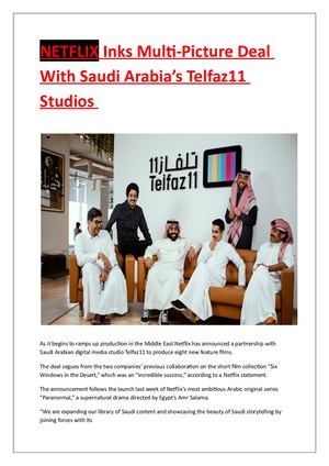 Netflix Saudi Arabia Deal with Telfaz11 Studios -Mediawash