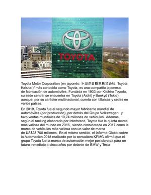 Toyota Motor Corporation