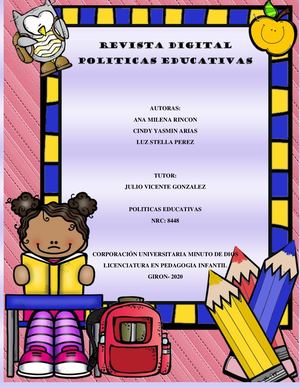 Cartilla Ley 115 Y Plan Decenal De Educación Actualizado1 Ultima Entrega